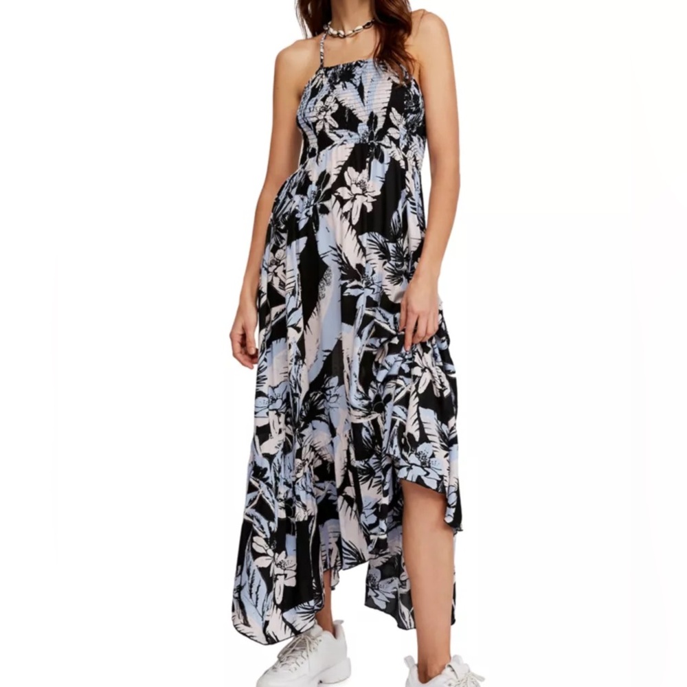 Free People intimately floral tropical‎ bohemian Heat Wave Printed Maxi